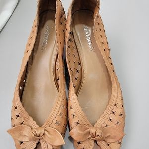 Aerosoles peep toe heels.